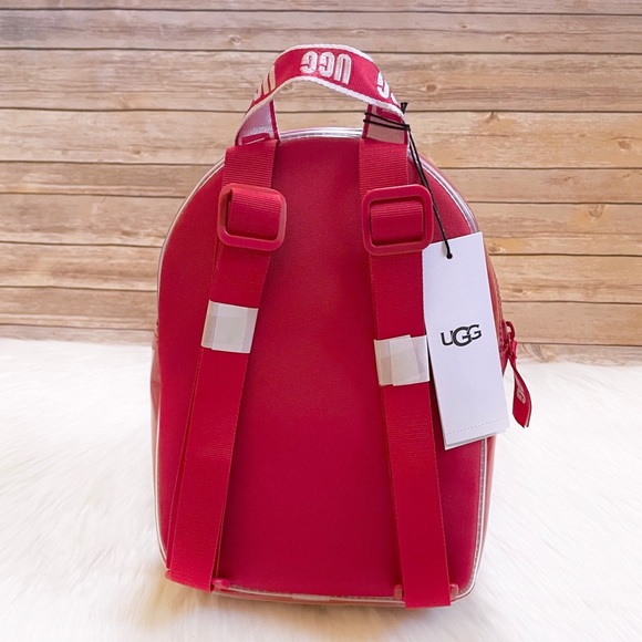 UGG Dannie II Mini Backpack Clear In Samba Red - Picture 4 of 9
